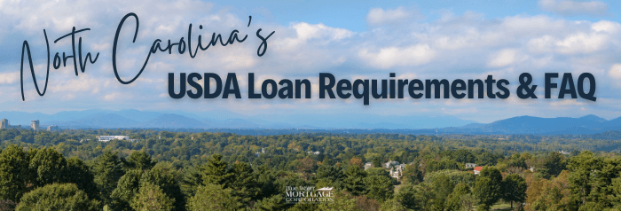 USDA Loan Requirements in NC and Frequently Asked Questions